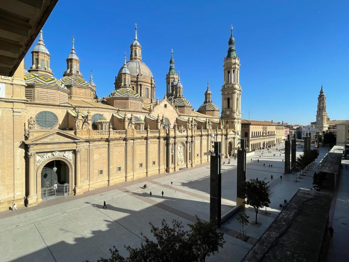 Az El Balcon A La Basilica II - Vistas Inmejorables A La Basilica Del Pilar! Apartment Zaragoza Bagian luar foto